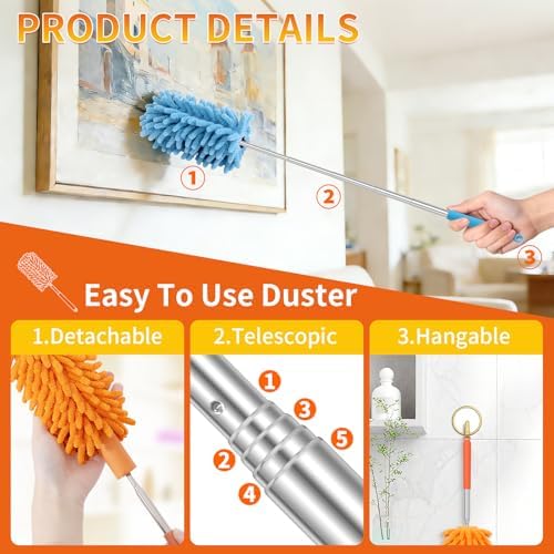 Hand Duster for Cleaning, 360° Bendable Duster - Image 6