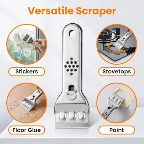 Stainless Steel Razor Blade Scraper - Image 2