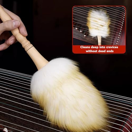 Lambswool Duster Soft Fluffy Wool Feather Duster - Image 5
