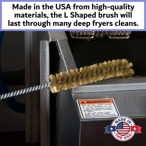 Deep Fryer Cleaning Brush – L-Shaped High-Temp Commercial Kitchen Tool - Image 6