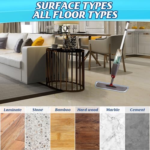 80 Pack Microfiber Mop Pads Machine Washable Flat Mop Head Replace - Image 7