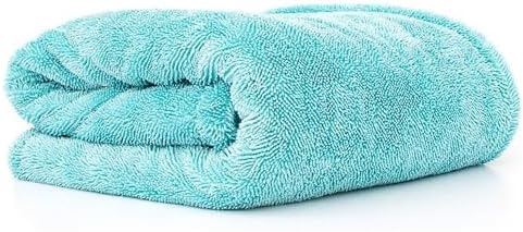 The Rag Company Liquid8r Car Drying Towel, Aqua Blue, 25x36 in by TheRagCompany