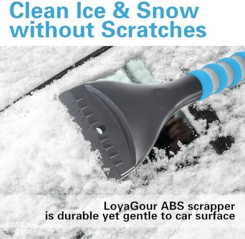 Snow Brush and Ice Scraper for Car Windshield, 26.4" Window Scraper Deicer for - Image 6