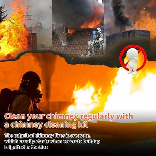 Sealegend 30FT Chimney Sweep Kit Rotary Flexible Cleaning Brush - Image 6