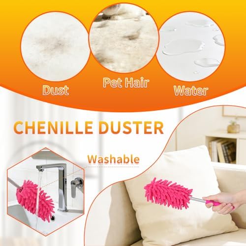 Hand Duster for Cleaning, 360° Bendable Duster - Image 7
