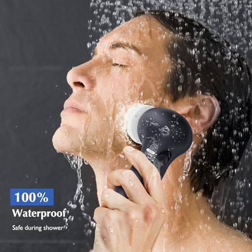 COSLUS Facial Cleansing Brush Face Scrubber, Upgrade Set - Image 4