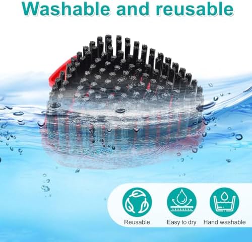Upgraded Spin Mop Replace Scrub Mop Brush Compatible - Image 6