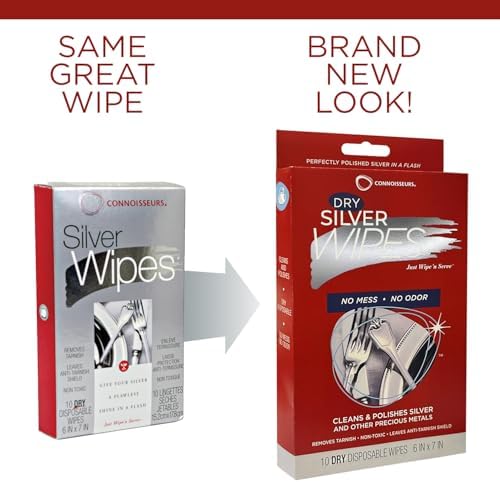 Connoisseurs - Silver Cleaner Wipes - 10 Pack - Image 6