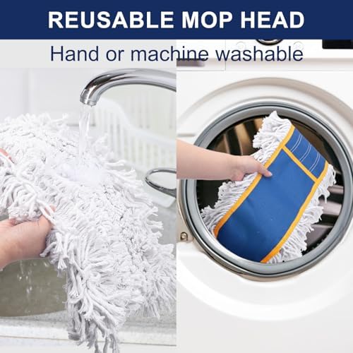 KeFanta 24" Commercial Dust Mop Replacement Heads, Reusable Dust Mop Pads - Image 6