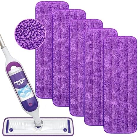 Reusable Power Mop Refill Pads Compatible by ABetterChoiceforYourHome