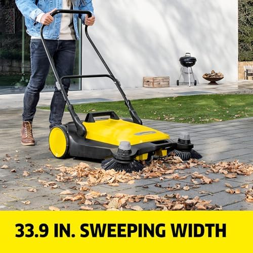 KÄRCHER Walk-Behind Outdoor Push Sweeper S 6 Twin, 10 Gallon Capacity - Image 4