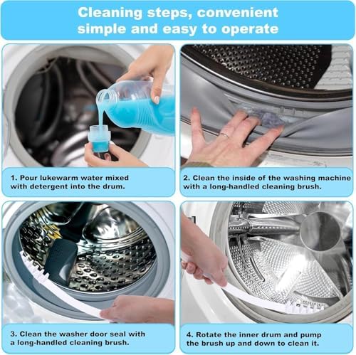 8-Piece Washing Machine Cleaning Brush Set - Image 5