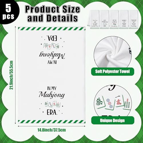 R HORSE Mahjong Kitchen Dish Towel - Image 3
