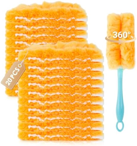 20 Count Compatible with Swiffer Heavy Duty Duster Refills, Unscented 360° by Unknown