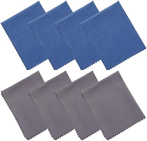 Wisdompro 8-Pack 6x7 Inches Soft Microfiber Cleaning Cloth by Wisdompro