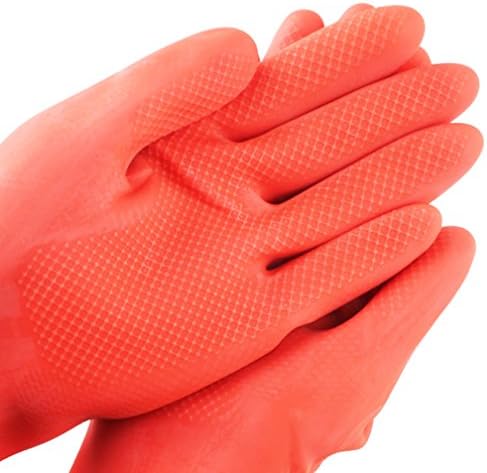22" Extra Long Elbow Length Latex Dish Gloves Non-Slip - Image 5