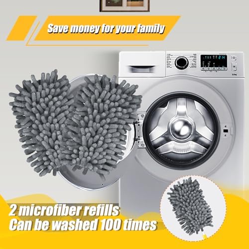 2pcs Duster Refills for Swiffer, Microfiber Dusters Heavy Duty Refills 360 - Image 4
