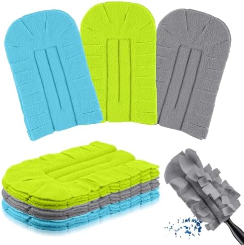 3 Pcs Reusable Duster Refills Washable Pads by Zubebe