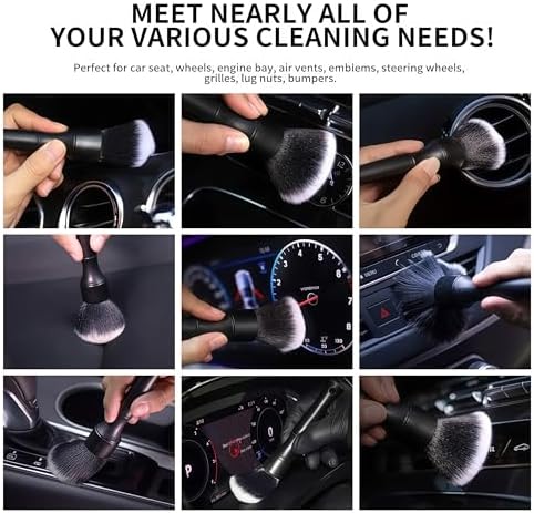 10pcs Auto Car Detailing Brush Set，Professional dusting Brush Suitable - Image 2