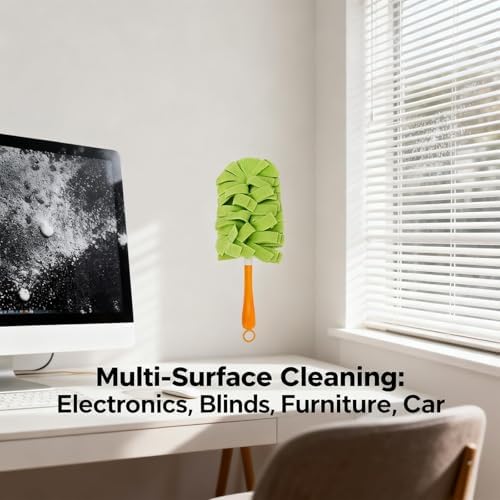 Reusable Chenille Microfiber Dust Duster, 360° Electrostatic Duster Refills — - Image 4