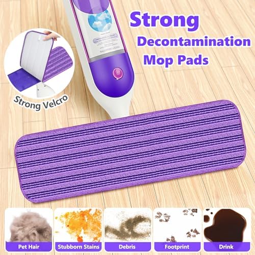 Reusable Mop Pads for Swiffer PowerMop: 6PCS Microfiber Mop Pads Refills - Image 3