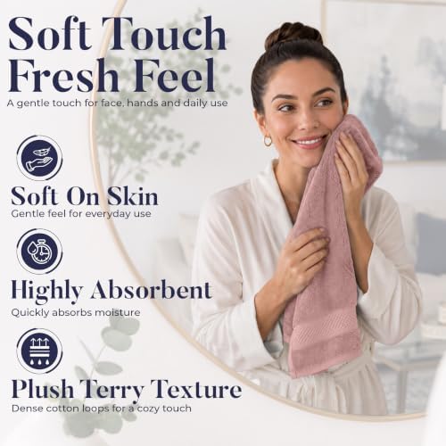 DAN RIVER 6-Pack Premium Hand Towels - Image 3