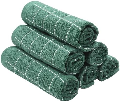 Terry Dish Rags Cloths, 12”x 12”, 6 Pack - Image 2