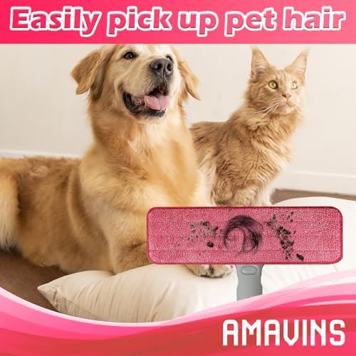 AmaVins 3 Pack Microfiber Cleaning Pads, Reusable Microfiber Mop Pads - Image 6