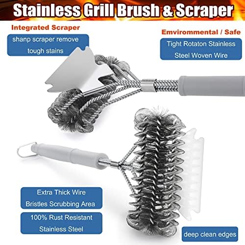 Best Grill Brush, 3-in-1 Grill Brushes - Image 2