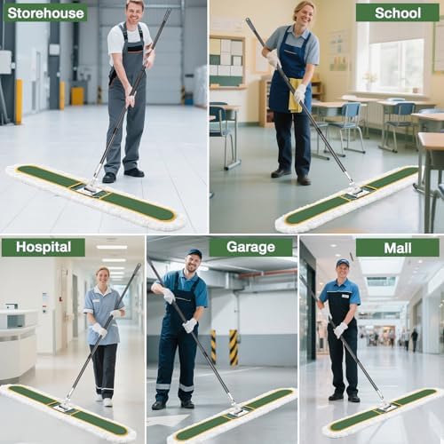 48" Commercial Dust Mop for Floor Cleaning - Image 6