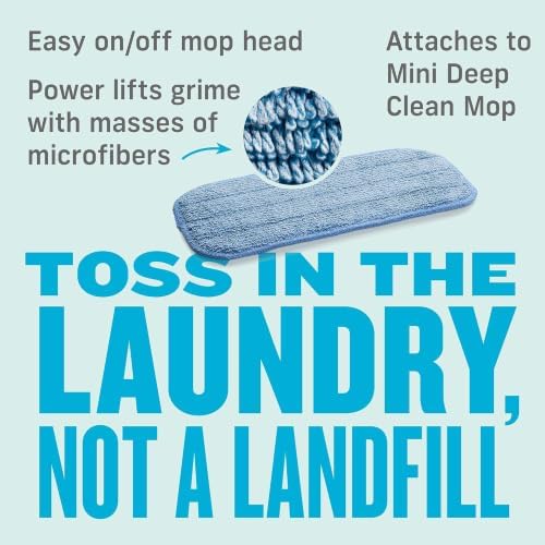 E-Cloth Deep Clean Mini Mop Head Replacement, Mop Pads - Image 4
