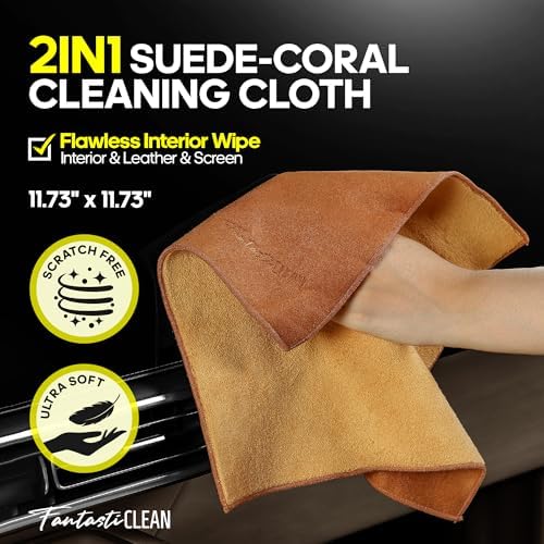 Fantasticlean Car Interior Detailing Kit, Leather Cleaner Brush Set - Image 2