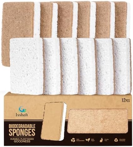 Isshah Plant-Based Kitchen Sponges by Isshah