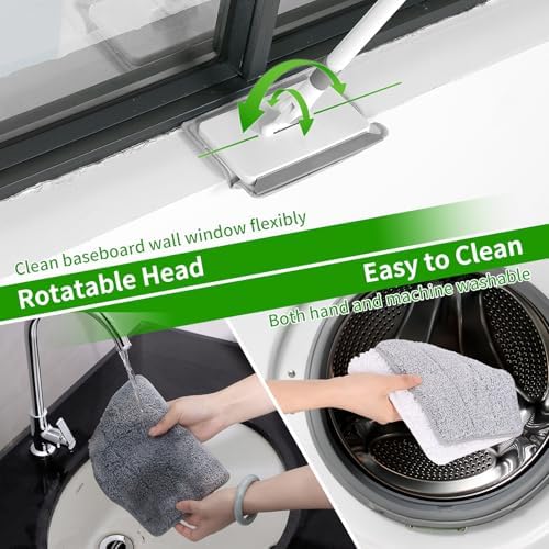 Baseboard Cleaner Tool with Handle, 55.9’’ Baseboard Cleaner with Extendable - Image 5