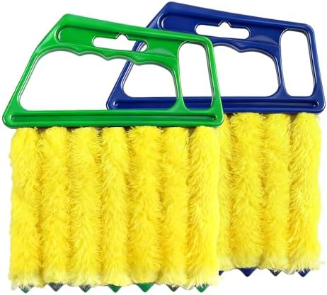 2 PCS Blind Cleaner Duster Tool, 7 Finger Handheld Duster Window Shutters by Unknown