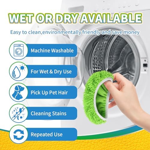 Reusable Microfiber Mop Pads for Swiffer Sweeper Mop, 6 Pack - Image 3