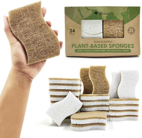 AIRNEX Natural Kitchen Sponges by Airnex