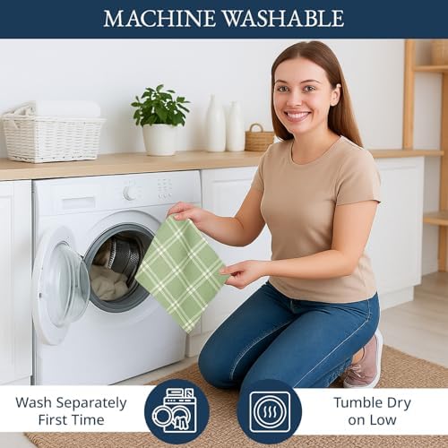 LANE LINEN Cotton Dish Towels for Kitchen Quick Drying, Durable 4 Pack - Image 6
