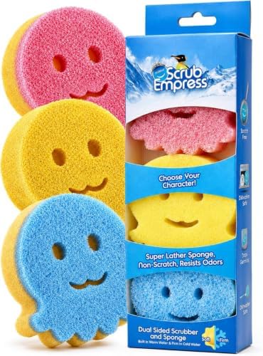 Pinguino Scrub Empress Dish Sponge 3 Pack-2PC by PinguinoPurifiedWater