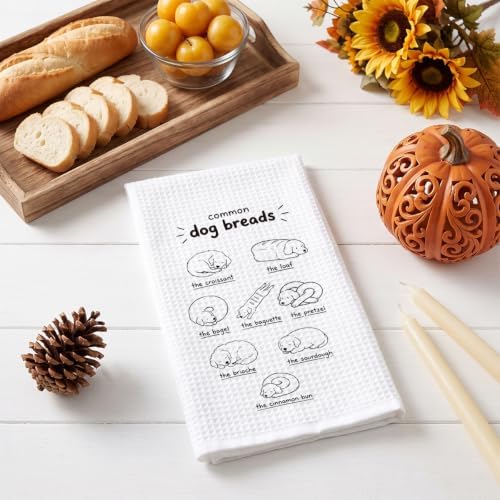 Cute Dog Breads Kitchen Towels Hostess Dog Mom Gift - Image 5