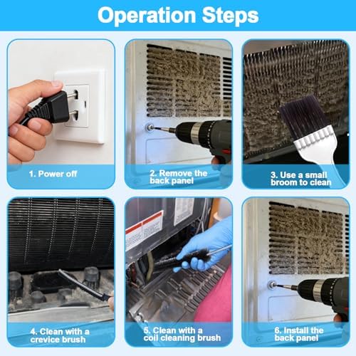 XANGNIER Refrigerator Coil Cleaning Brush Kit - Image 4