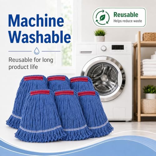Mop Head Replacement，6Pack Commercial & Industrial Mop Heads - Image 4