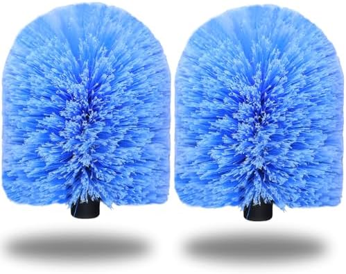 2 Pack Twist-On Cobweb Duster Head, Fits Standard 3/4 inch Threaded Poles by Tonmp