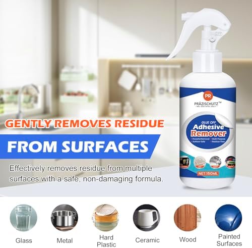 Adhesive Remover Spray for Stickers, Powerful Formula Safe on Floor, No Residue - Image 4