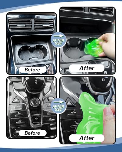 Car Cleaning Gels 3 Pack, Auto Detailing Cleaning Putty, keyboard cleaner - Image 4