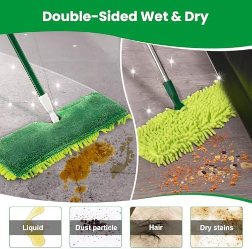 3 Pack Mop Head Replacement for Libman 18" 2-Sided Microfiber Dust Mop - Image 2