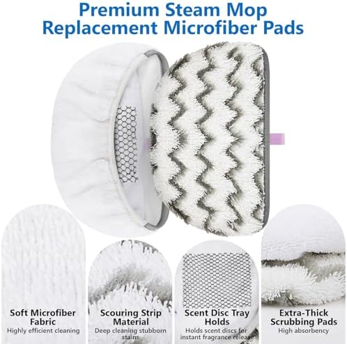 1940 1806 for Bissell Steam Mop Pads Replacement Compatible - Image 3