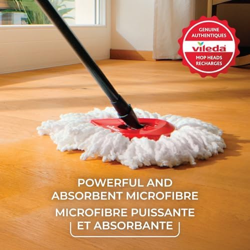 Vileda EasyWring Microfibre Spin Mop & Bucket Floor Cleaning System - Image 5