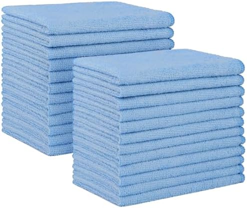 HOMEXCEL Microfiber Cleaning Cloth, 24 Pack Cleaning Rags by HOMEXCEL