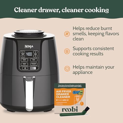 Roobi Air Fryer Cleaner, 6 Powder Sachets + Brush - Image 6